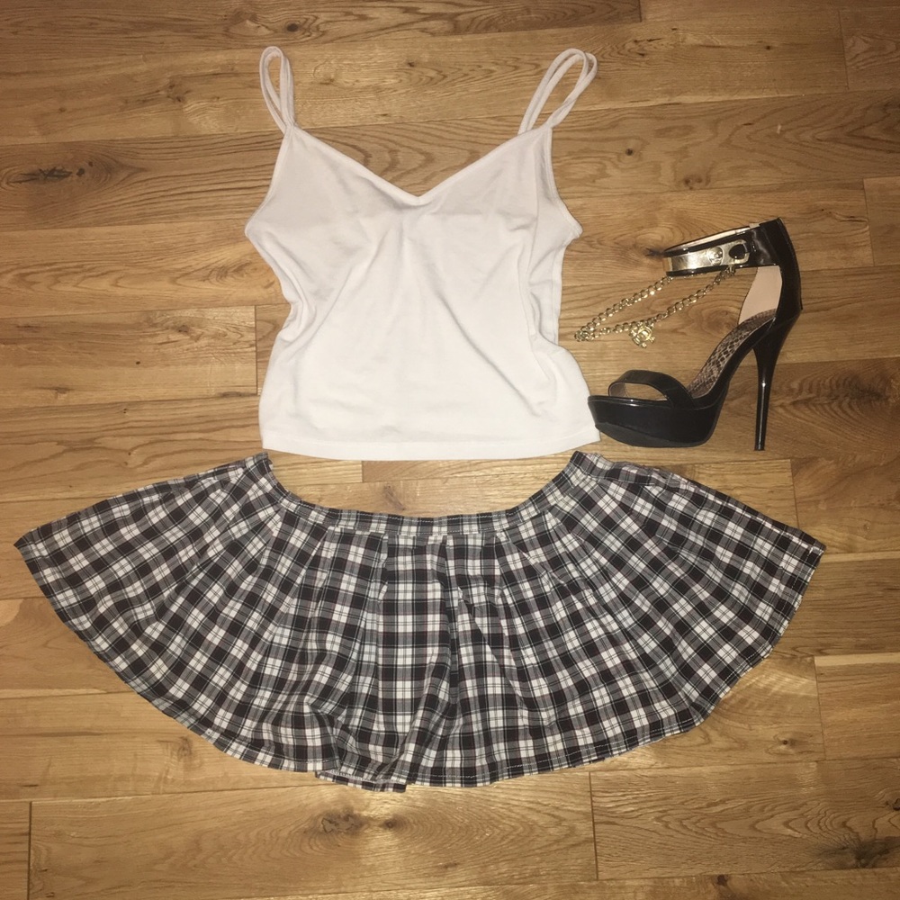 Short Plaid Skirt